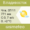 GISMETEO: Погода по г.Владивосток