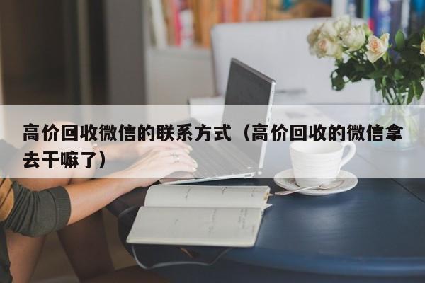 高价回收微信的联系方式（高价回收的微信拿去干嘛了）