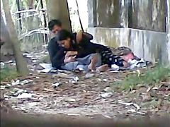 Deshi Cute LOver Sucking Big Cock In Public Park