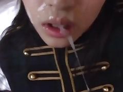 Intense Japanese doll facial compilation 1.  (Censored)