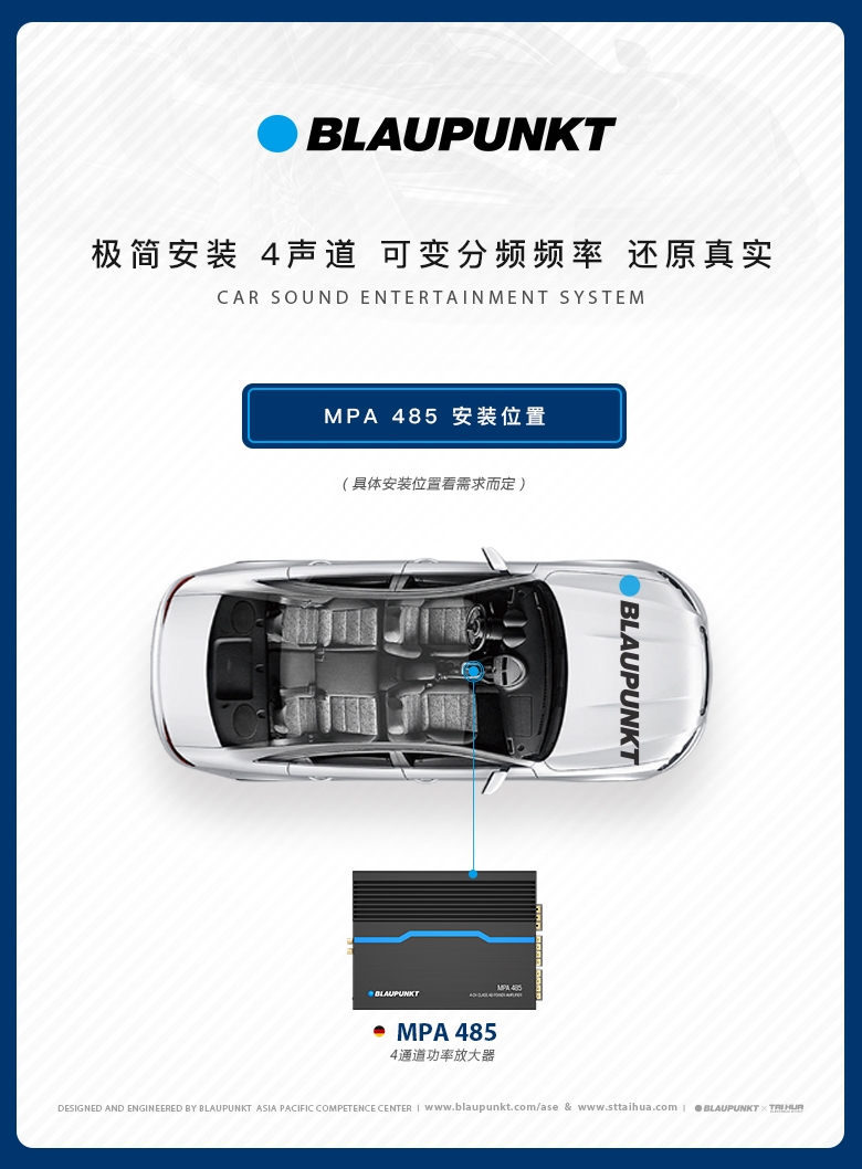 4通道功率放大器 MPA 485