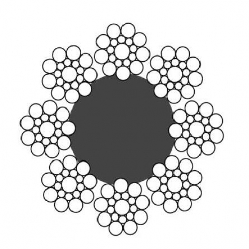 8X19 類(lèi)線(xiàn)接觸鋼絲繩