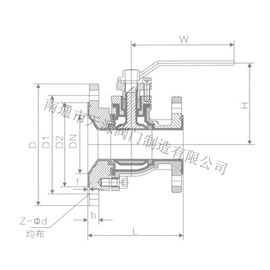 襯氟球型放料閥