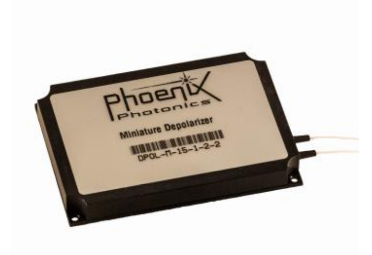 Phoenix微型封装光纤消偏器 (>6MHz 固定10m相干长度光纤退偏器  1530-1570nm)