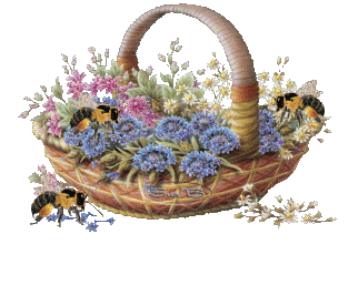 корзинка с цветами