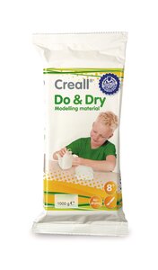 Creall Do&Dry-pasta modellabile leggera, bianco