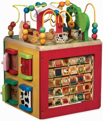 Battat Wooden Activity Cube