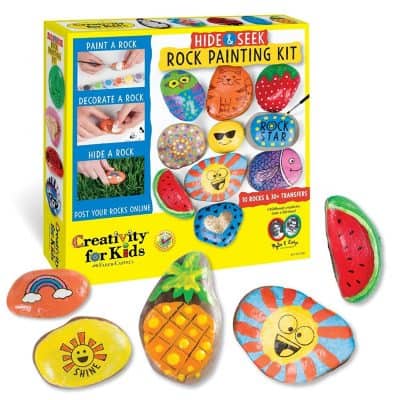 Creativity for Kids Hide and Seek Rock Painting Kit