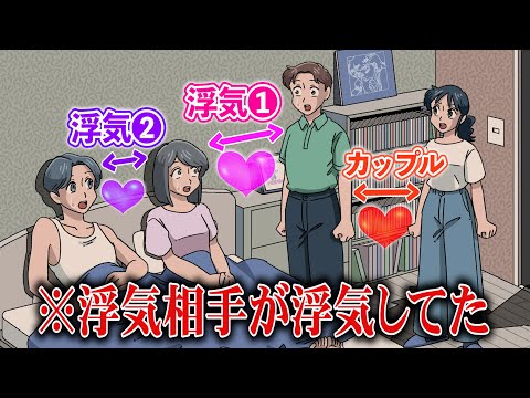 浮気相手の浮気現場に鉢合わせたやつ【アニメ】【コント】