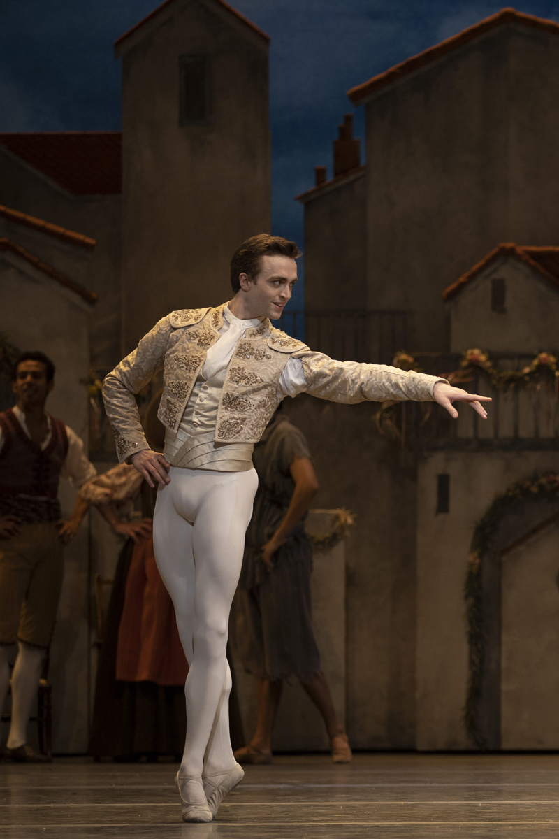 Matthew Ball as Basilio in Don Quixote  ©2019 ROH. Photographed by Andrej Uspenski