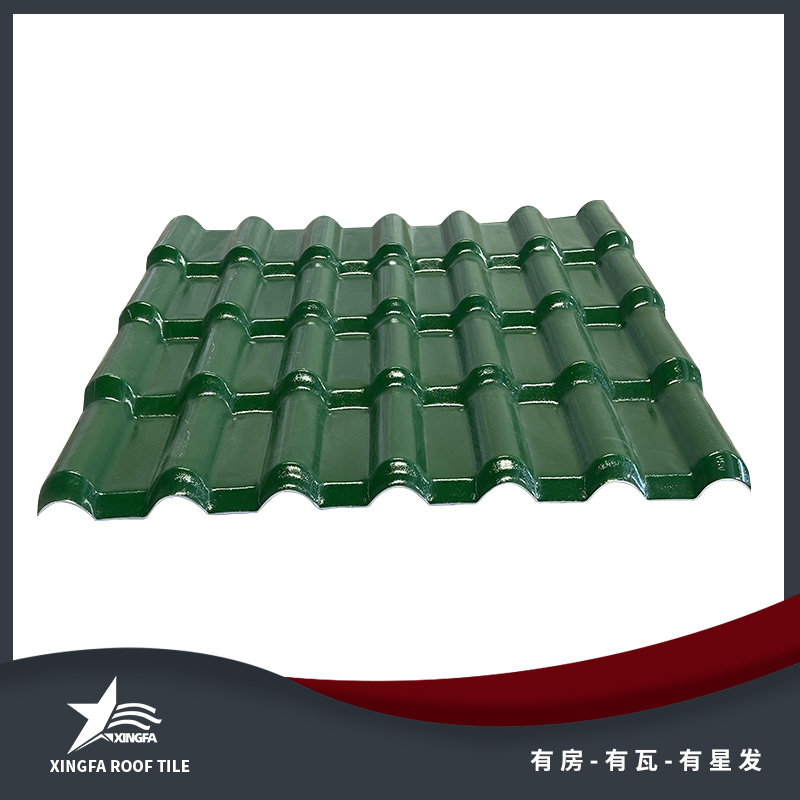 商丘墨绿合成树脂瓦 商丘园林建设树脂瓦 隔音美观颜色鲜艳 商丘树脂瓦厂家生产批发