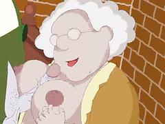 BBW Granny Cartoon