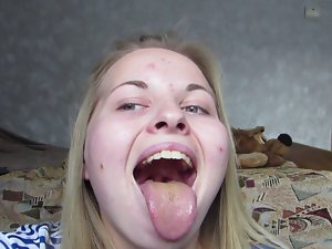 Tongue Tricks, Deepthroat, Saliva, Tonsils, Svetlana pt2