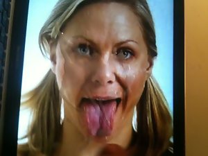 Cum tribute - Tongue facial