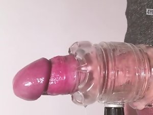 Banging my Fleshlight Quickshot finishes in two large cumshots.