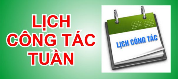 LICH CONG TAC TUAN