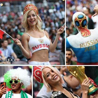 【ロシアＷ杯】世界中の美女サポーターが集結！さながら「プチ・ミス・ワールド」写真館