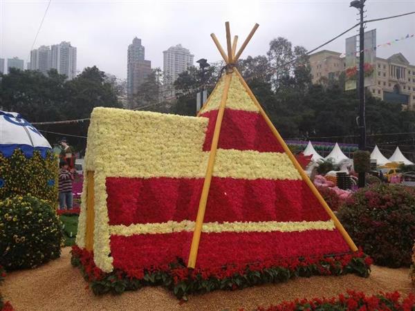 上海绿雕 鲜花雕塑  假花雕塑 花艺雕塑