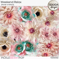 Weekend Relax [flower overlays] by Sekada Designs 