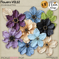 Flowers VOL62 - CU - by Neia Scraps