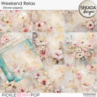 Weekend Relax [flower papers] by Sekada Designs