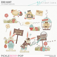 Egg Hunt Layered Templates (CU)