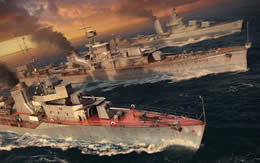 WoWS 駆逐艦 サムネイル