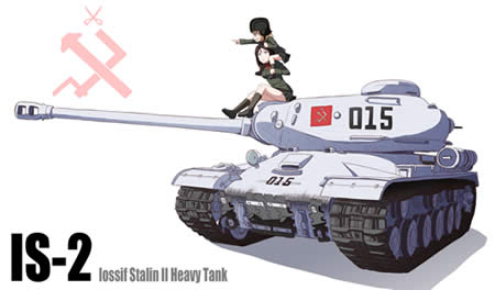 ガールズ＆パンツァー プラウダ高校 IS-2 カチューシャ ノンナ