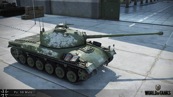 WoT Panzer 58 Mutz ドイツ Tier8 課金中戦車