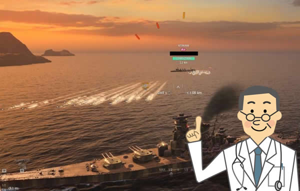 WoWS 北上 魚雷 TK 大和 医者 イラスト