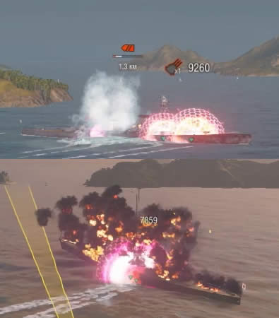 WoWS 蒼き鋼のアルペジオコラボ クラインフィールド