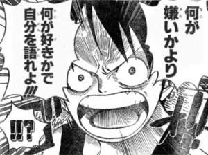 漫画 ワンピース 何が嫌いかより 何が好きかで 自分を語れよ！！！