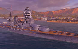 WoWS 日本 Tier7 戦艦 長門 サムネイル