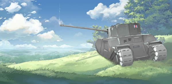 イギリス 重戦車 TOGⅡ イラスト 