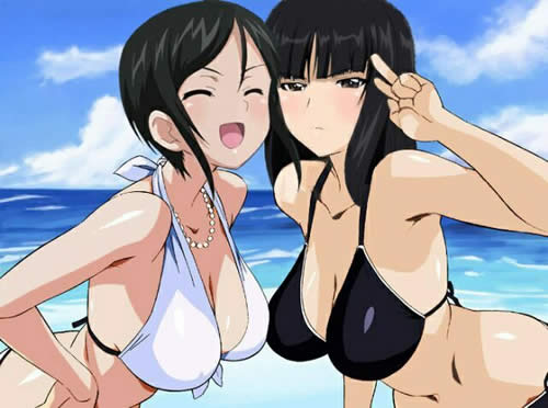 ガールズ＆パンツァー 蝶野亜美 西住しほ 水着 コラ