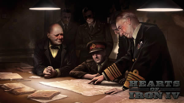 Hearts of Iron 4 イラスト 作戦会議