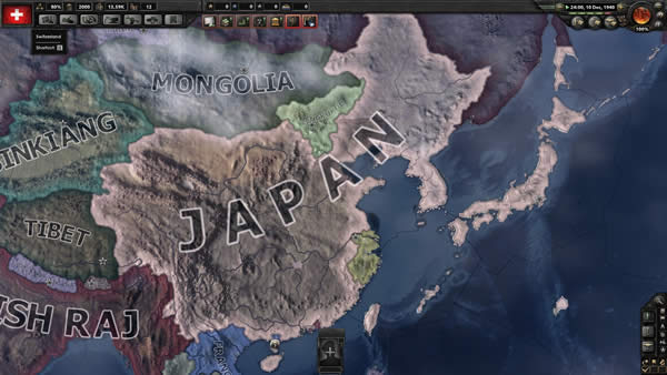 HoI4  日本 中国大陸 占領