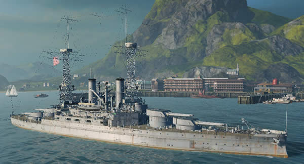 WoWS サウスカロライナ アメリカ Tier3 戦艦