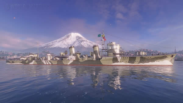 WoWS 迷彩 吹雪  Tier8 日本 駆逐艦