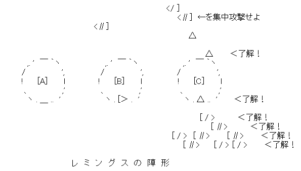 AA WoWS レミングスの陣形 01