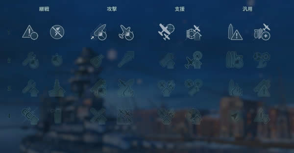 WoWS 艦長スキル バージョン0.6.0