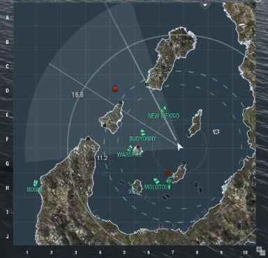 WoWS PvE キラー・ホエール マップ