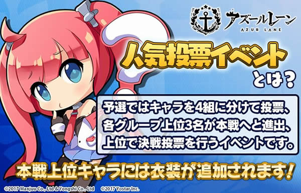 アズールレーン 人気投票イベント サンディエゴ