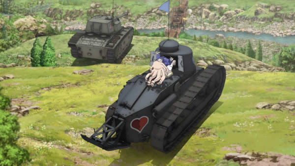 ガールズ＆パンツァー ルノーFT ARL44 稜線射撃 マリー