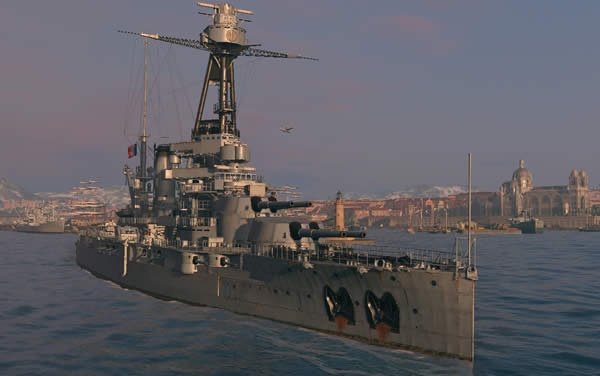 WoWS ブルターニュ Tier5 フランス戦艦