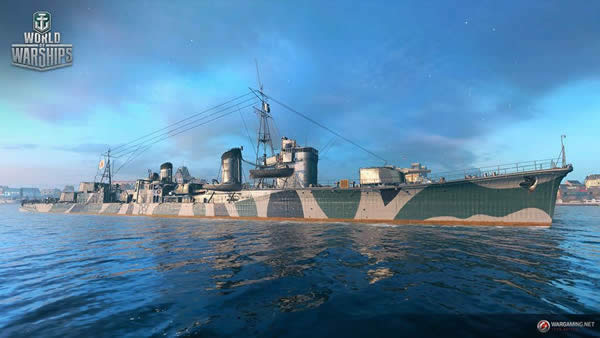 WoWS 朝潮 Tier8 プレミアム駆逐艦