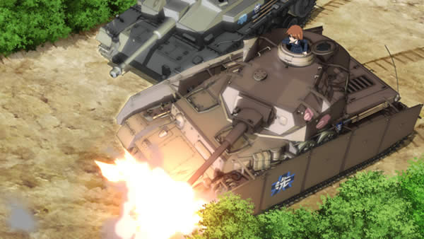 ガールズ＆パンツァー 最終章 第2話  4号戦車 3号突撃砲