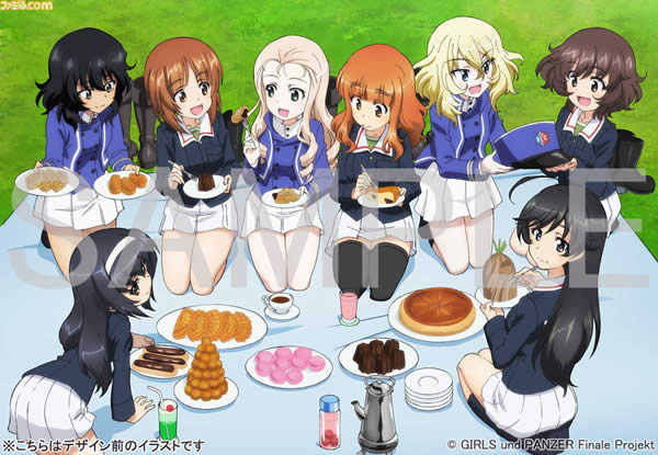 ガールズ＆パンツァー BC自由学園 あんこうチーム たい焼き タイヤキ・ウォー！