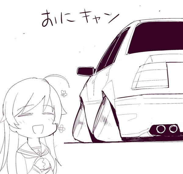 ガールズ＆パンツァー 五十鈴華 おにキャン 車