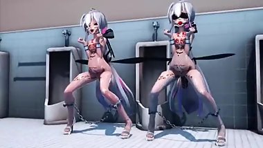 [MMD] R-18 sisters pregnant by insects